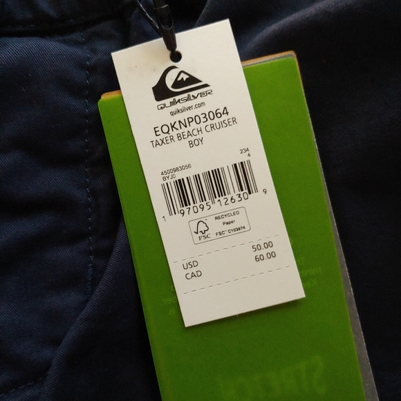 QUIKSILVER NEW Taxer Beach Cruiser Pants - Picture 12 of 12